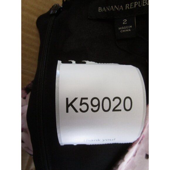 Banana Republic Dress 2 Shift Floral Cocktail Party Zip Up $128 NEW - Picture 11 of 11